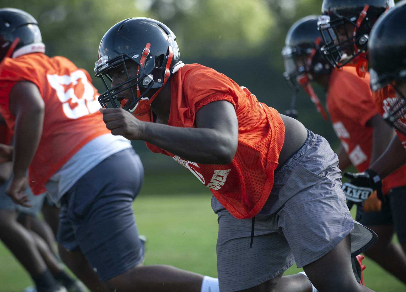 Webster Groves football practice